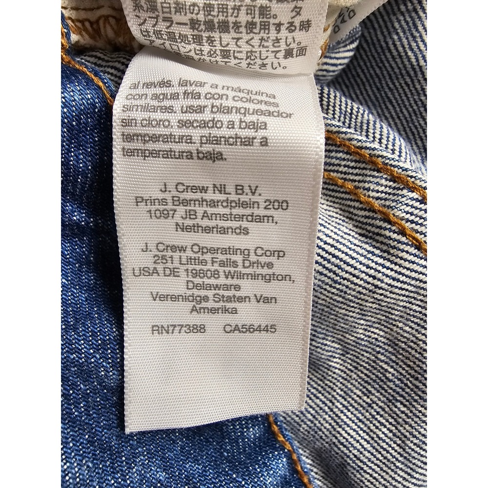 Madewell Relaxed Mid-Length Denim Shorts Medium Wash 16W DM6881 NJ561 - Picture 7 of 9